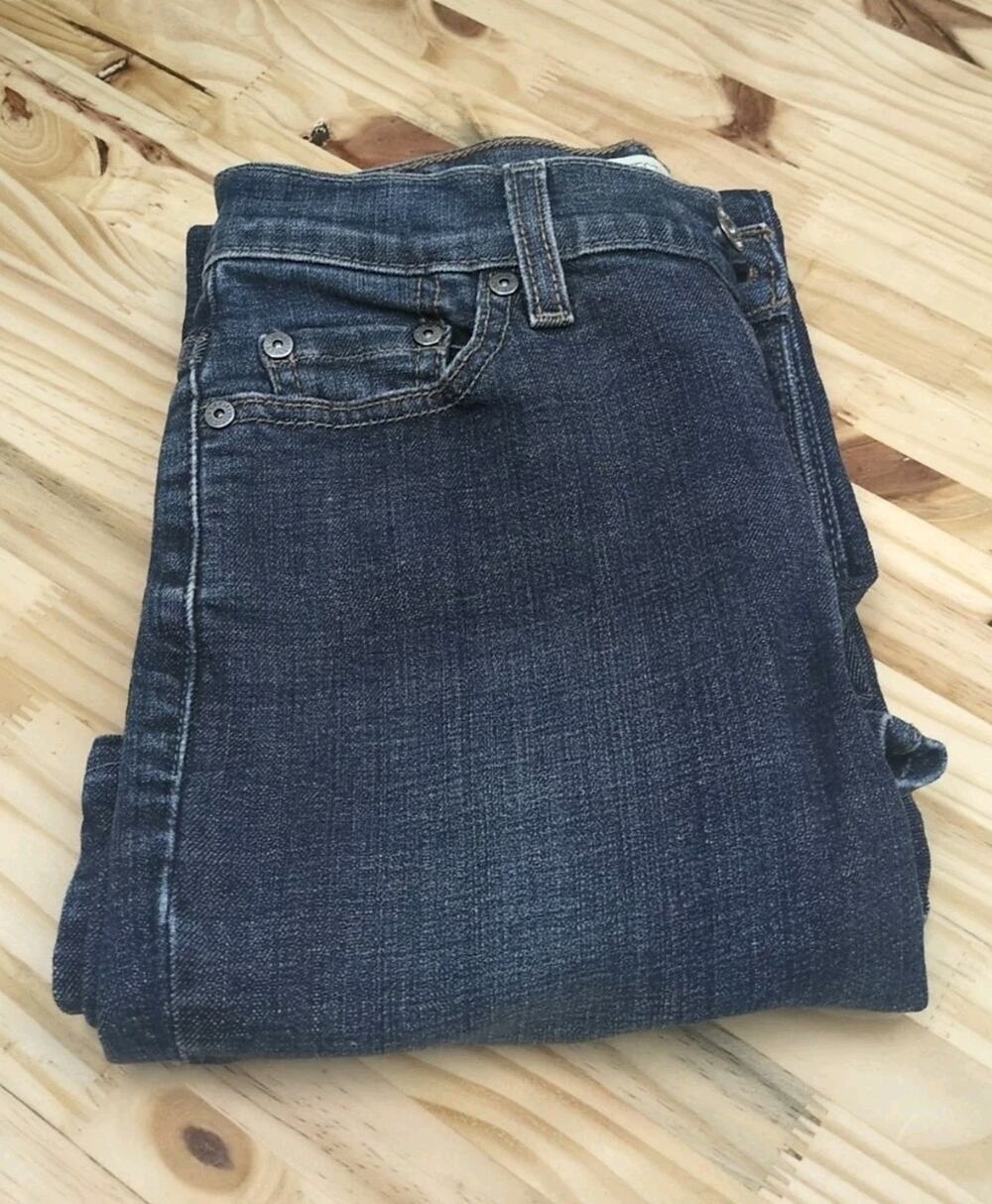 Levi 512 Jeans Women Size 4M Blue Perfectly Slimming Bootcut back pocket flaps